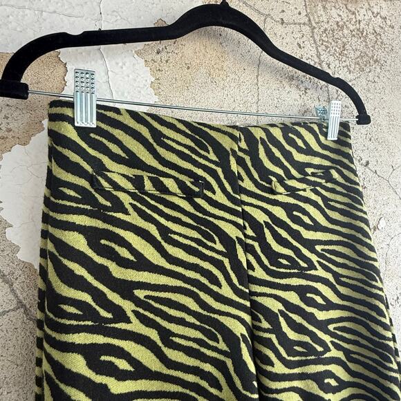 Zara Zebra Print Two Piece Set Crop Top + Flare Pants NWT Women S Y2K Streetwear - Picture 6 of 10